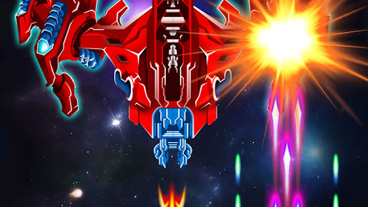 Galaxy Attack: Alien Shooter v44.6 MOD APK (Unlimited Money/VIP Unlocked) Gallery 3