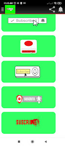 Captura de Pantalla 1 Animación botón de suscribirse android