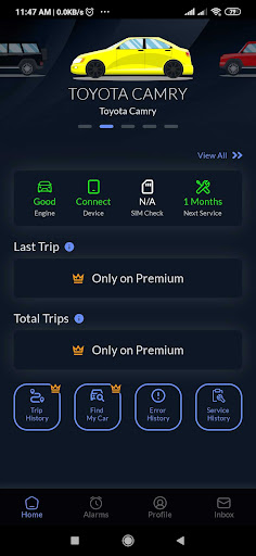 Exia Mobile Screen 2