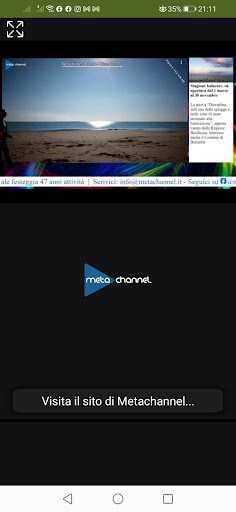 Android application Metachannel screenshort