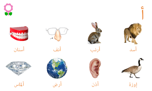 كتاب مفردات الحروف الأبجدية Screen 2