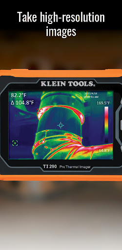 Android application Thermal TI270/TI290 screenshort