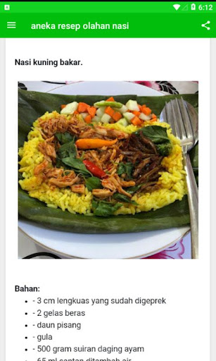 Aneka Resep Olahan Nasi