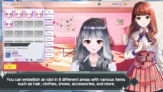 Idol Queens Production MOD APK v3.61 (Unlimited Schedule, Never Stress, Fatigue) 4
