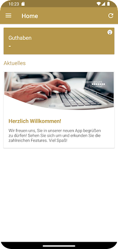 Android application TopUP MensaCARD Stw Düsseldorf screenshort