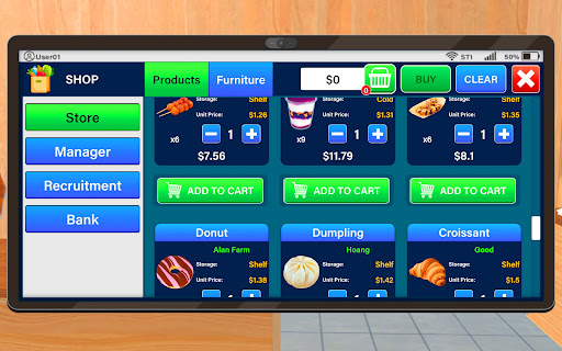 Screenshot of Fast Food Kingdom Simulator