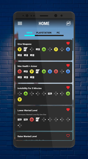 Cheats for GTAuto 5 game Screen 2