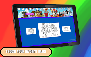 Dog Patrol Coloring Game - Screenshot 1