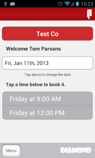 Android application AgentBook screenshort