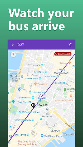 Screenshot 5 NYC Transit: MTA Subway, Rail, Bus Tracker android