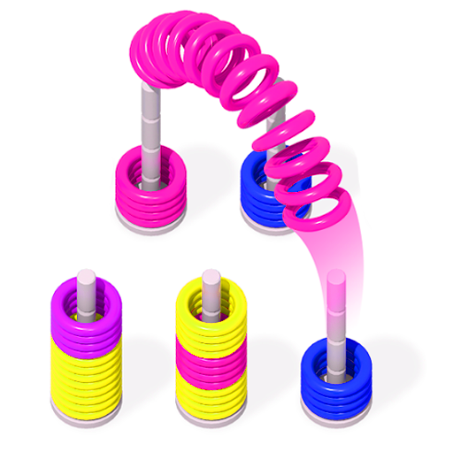 Color Slinky Helical Hoop Sort Scarica su Windows