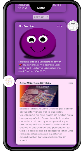 Android application Tarot , Videntes Tucartomancia screenshort