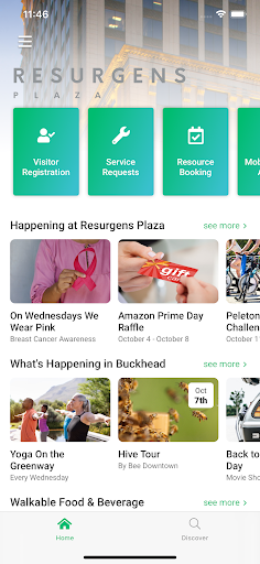 Android application Resurgens Plaza screenshort