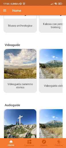 Android application Atlante Saperi Vallo di Diano screenshort
