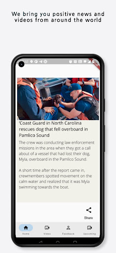 Android application GoodnewsHub: Goodnews & videos screenshort
