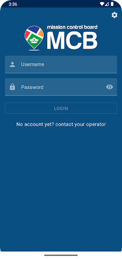 Android application Mission Control Board screenshort