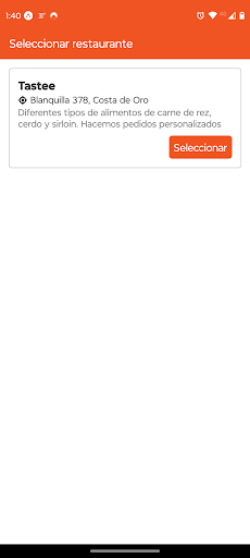 Tastee - Notificador Screen 2