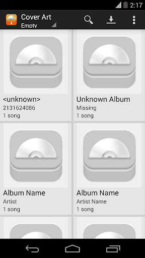 Android application Album / Cover Art Finder screenshort
