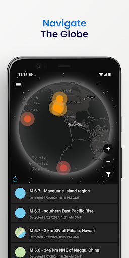 Quakemap Screen 3