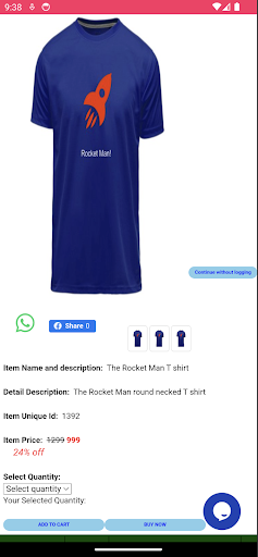 GangaBiz Ecommerce app Screen 2