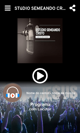 Android application Studio Semeando Cristo screenshort
