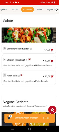 Indian Tandoori House Hofheim Screen 3