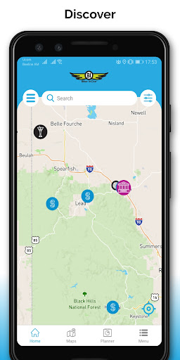 Android application Biker City Guide screenshort