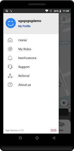 TaxiAppz Customer Screen 3