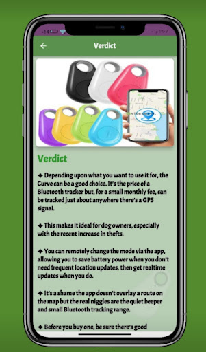 Mini GPS TrackerBluetoothGuide Screen 3