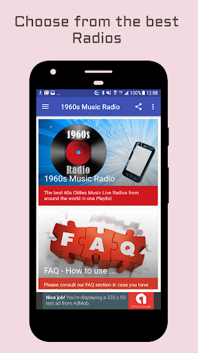 Android application 60s Radio Sixties Music screenshort