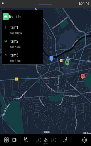 Android application nSpire for Cars screenshort