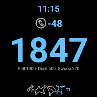 Android application Altimeter Variometer (Wear OS) screenshort