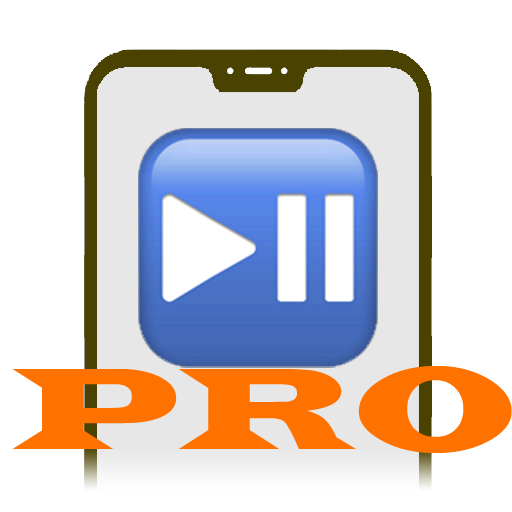 Pause playback button PRO logo