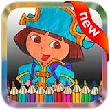 Princess Dora Coloring Pages icon