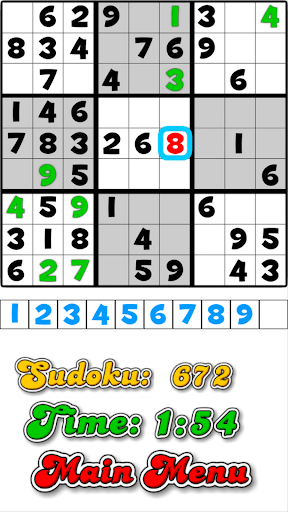 Android application 10000 Sudoku screenshort