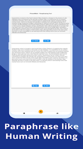 PhraseMate - Paraphrasing Tool Screen 3