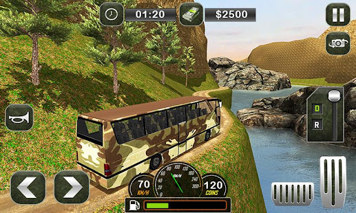 Army Bus Transporter Coach Fun apktram screenshots 2
