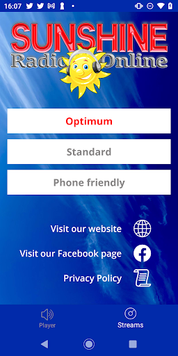 Sunshine Radio Online Screen 2