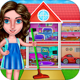 House Cleanup : Girl Home Cleaning Games icon