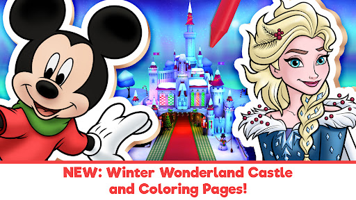 Disney Coloring World - Drawing Games for Kids  screenshots 1