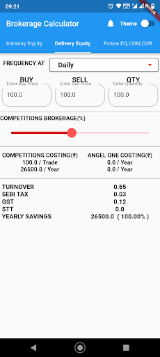 Angell Brokerage Calculator Screen 3
