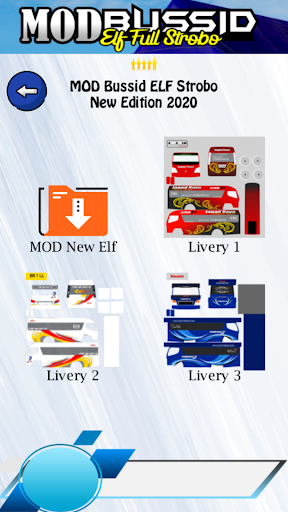 Mod Bussid ELF Full Strobo