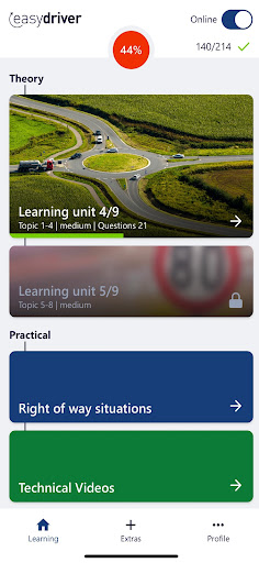 easydriver - theory for all! Screen 2