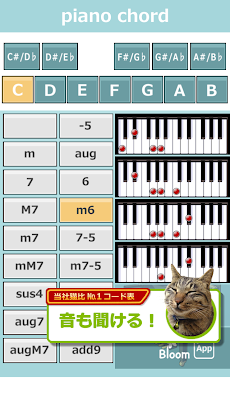 使いやすい、素早く確認できるピアノコード表アプリのおすすめ画像2