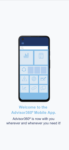 Android application Advisor360°® screenshort