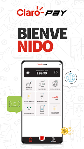 Android application Claro Pay screenshort