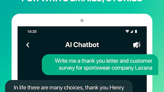 ChatAI: AI Chatbot App Gallery 9
