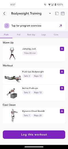 Jonny Heywood Coaching Screenshot