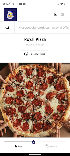 Android application Royal Pizza- Caterham screenshort