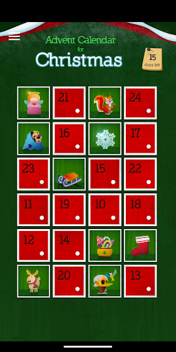Android application Advent Calendar 2022 screenshort